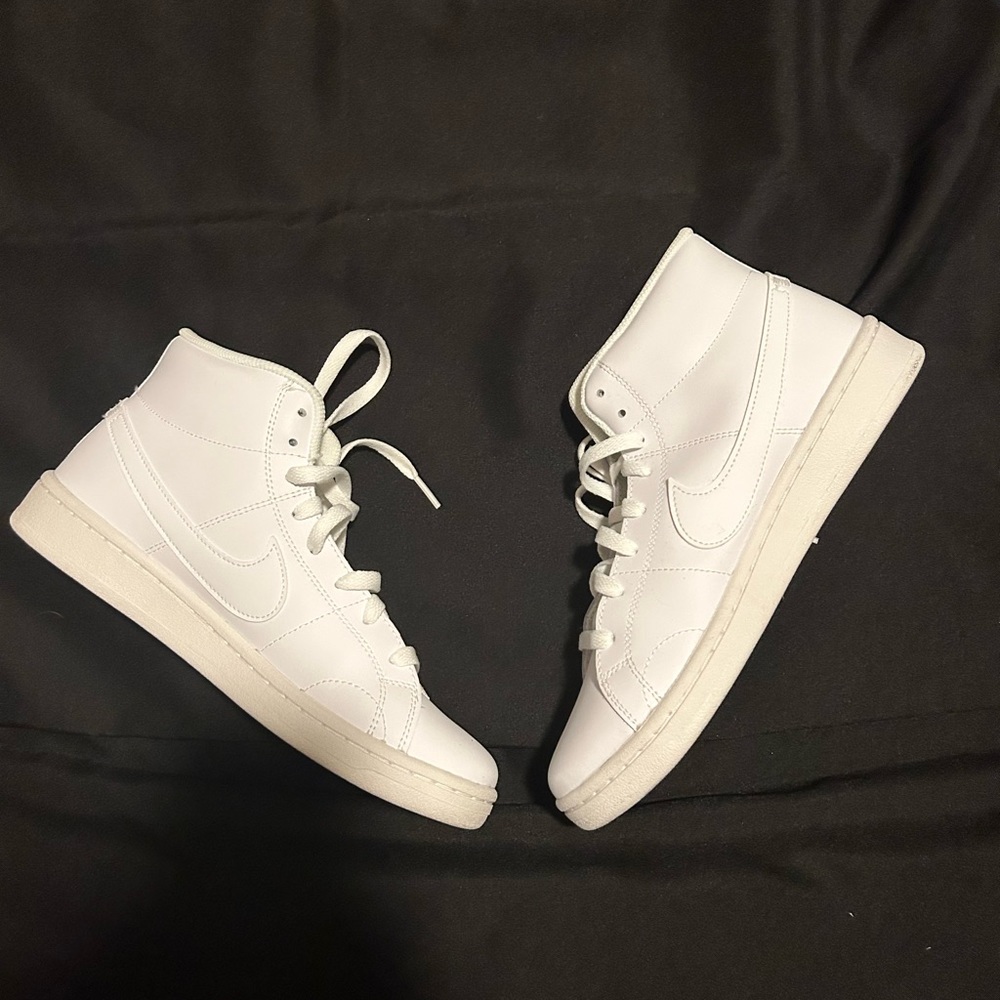 White Nike sneakers